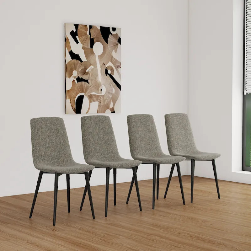 Sillas de comedor modernas de 4 piezas para cocina