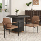 Silla de comedor tapizada (paquete de 2)