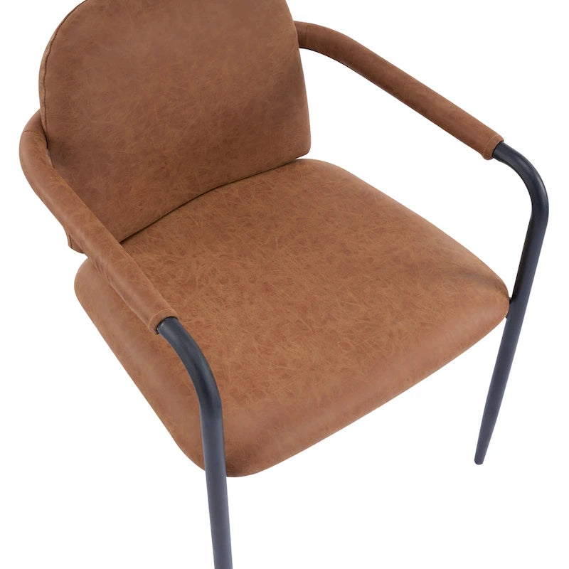 Silla de comedor tapizada (paquete de 2)