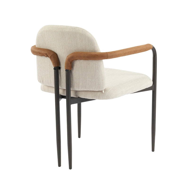 Silla de comedor tapizada (paquete de 2)