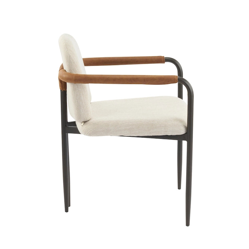 Silla de comedor tapizada (paquete de 2)