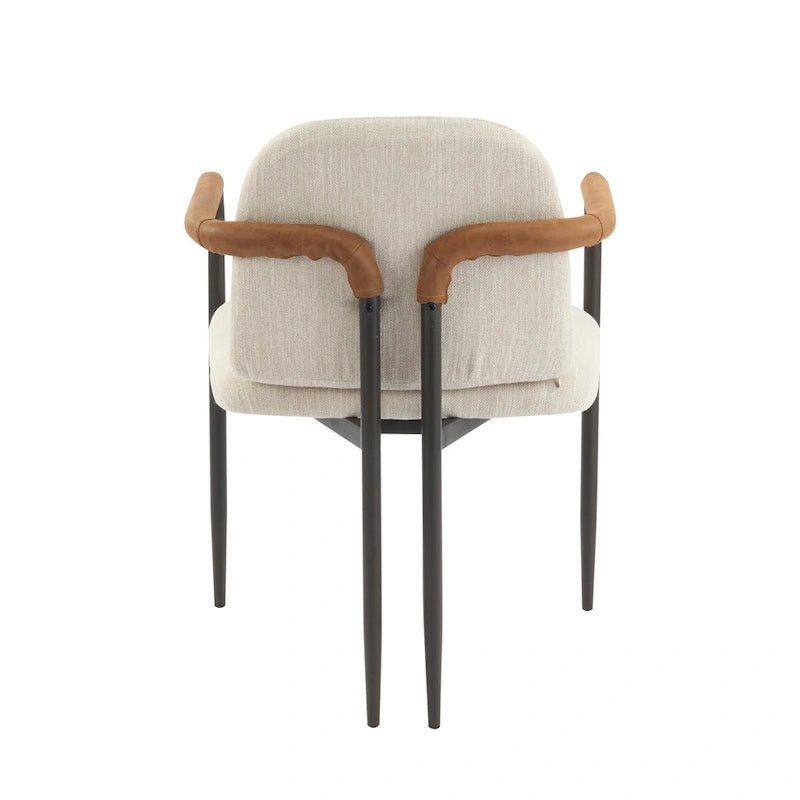 Silla de comedor tapizada (paquete de 2)