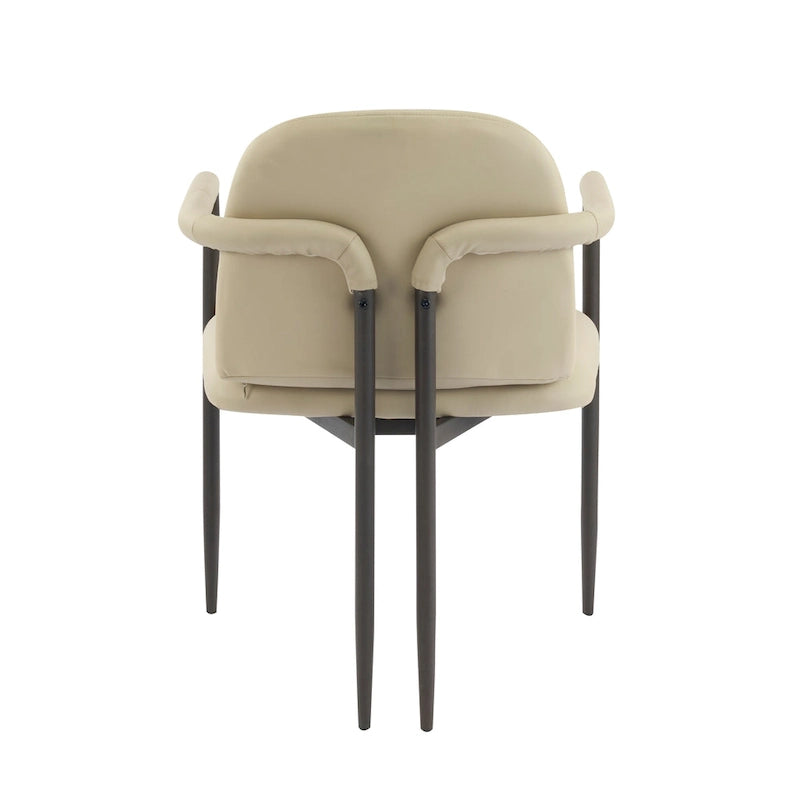 Silla de comedor tapizada (paquete de 2)