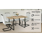 Mesa y silla de comedor para el hogar y fiestas