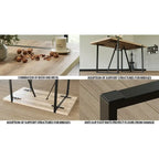 Mesa y silla de comedor para el hogar y fiestas