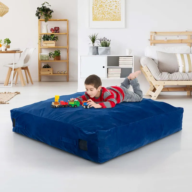 Colchoneta sensorial de 57 x 57 con bloques de espuma y lavable - Ver detalles