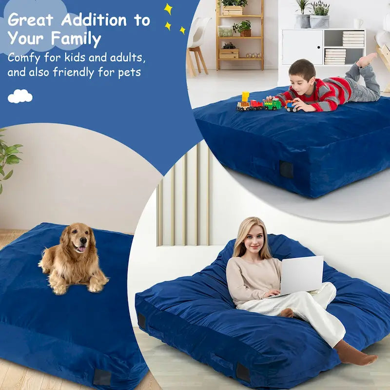 Colchoneta sensorial de 57 x 57 con bloques de espuma y lavable - Ver detalles