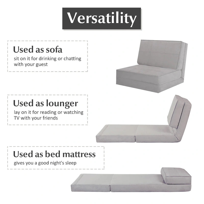 Sofá Cama Plegable Convertible Sillón Plegable