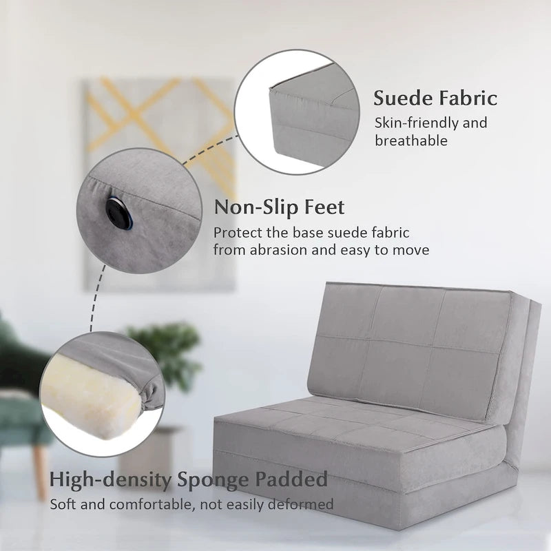 Sofá Cama Plegable Convertible Sillón Plegable