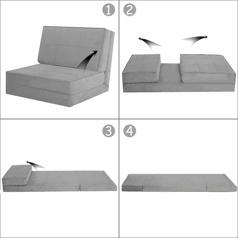 Sofá Cama Plegable Convertible Sillón Plegable
