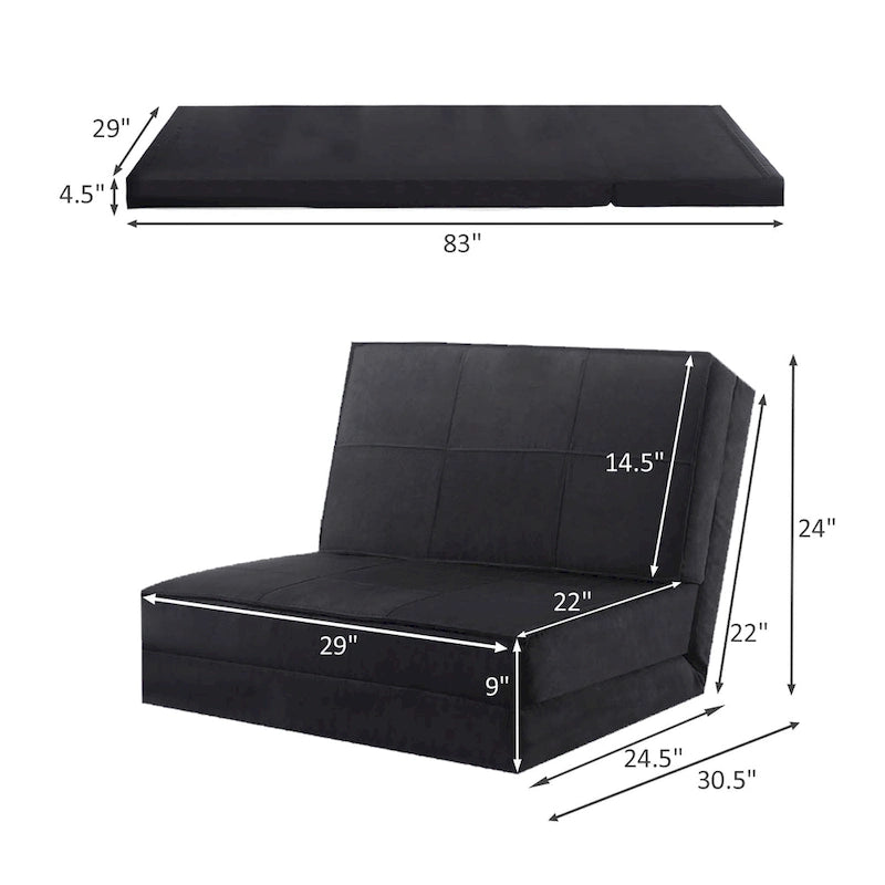 Sofá Cama Plegable Convertible Sillón Plegable