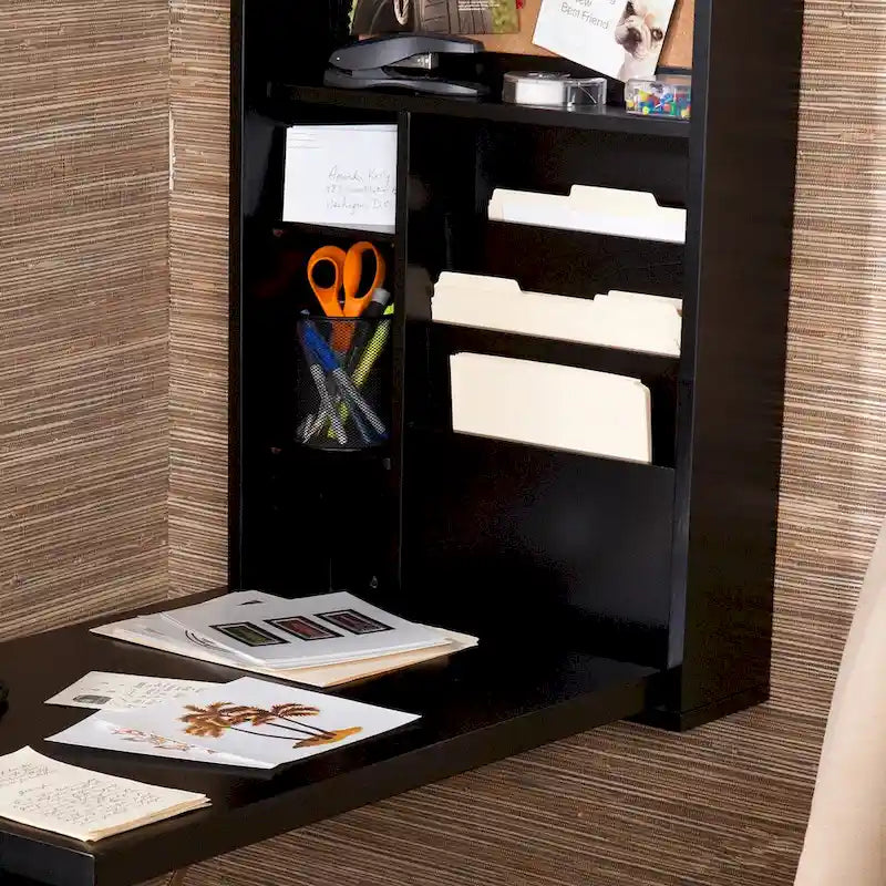 Escritorio convertible plegable negro