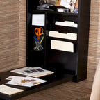 Escritorio convertible plegable negro