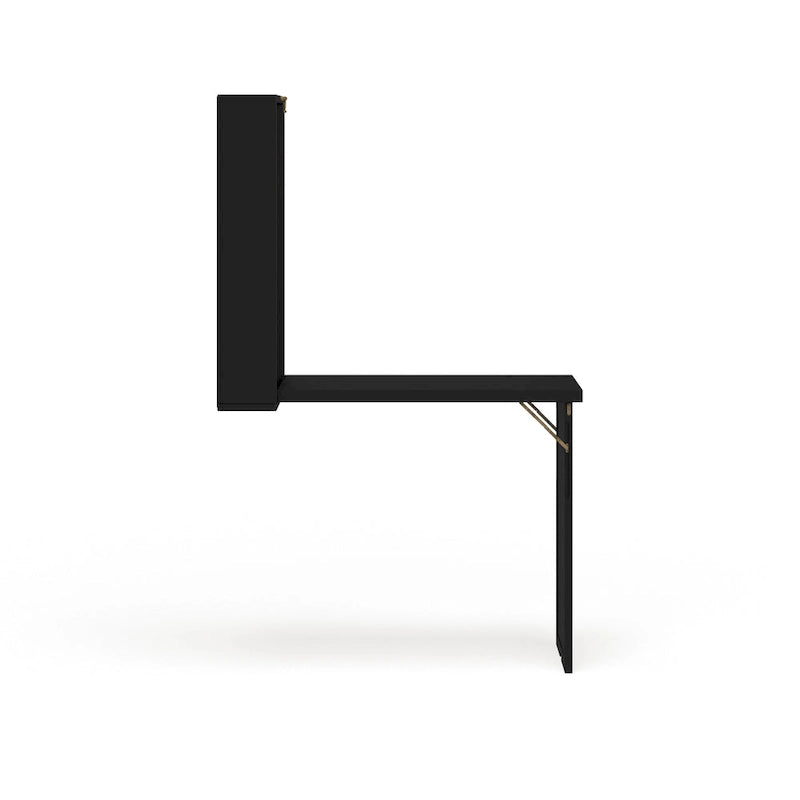 Escritorio convertible plegable negro