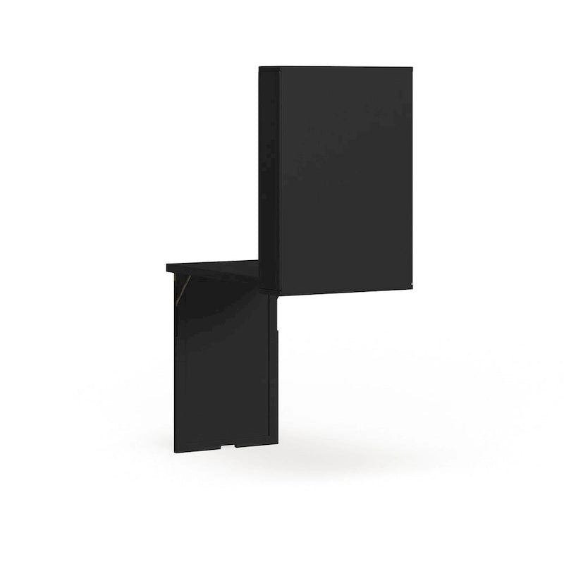 Escritorio convertible plegable negro