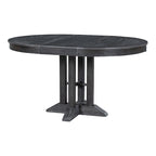 Mesa de comedor de casa de campo Mesa redonda extensible para cocina y comedor