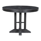 Mesa de comedor de casa de campo Mesa redonda extensible para cocina y comedor