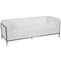 Sofá modular con asiento capitoné acolchado y estructura envolvente - 79W x 28.75D x 27.25H