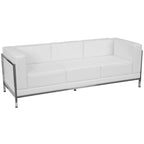 Sofá modular con asiento capitoné acolchado y estructura envolvente - 79W x 28.75D x 27.25H