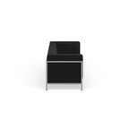 Sofá modular con asiento capitoné acolchado y estructura envolvente - 79W x 28.75D x 27.25H