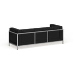 Sofá modular con asiento capitoné acolchado y estructura envolvente - 79W x 28.75D x 27.25H