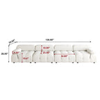 Sofá modular convertible seccional 138