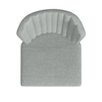 Silla de comedor con patas de metal - Tejido gris
