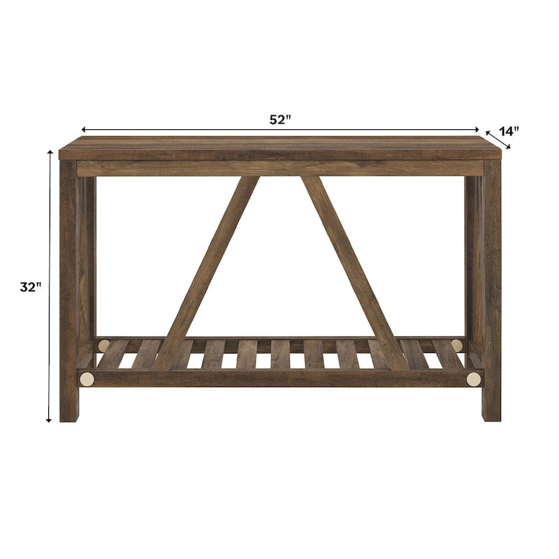 Mesa de entrada tipo A-Frame