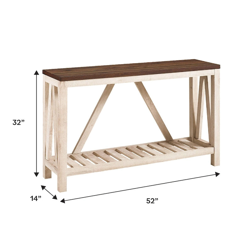 Mesa de entrada tipo A-Frame