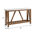 Mesa de entrada tipo A-Frame