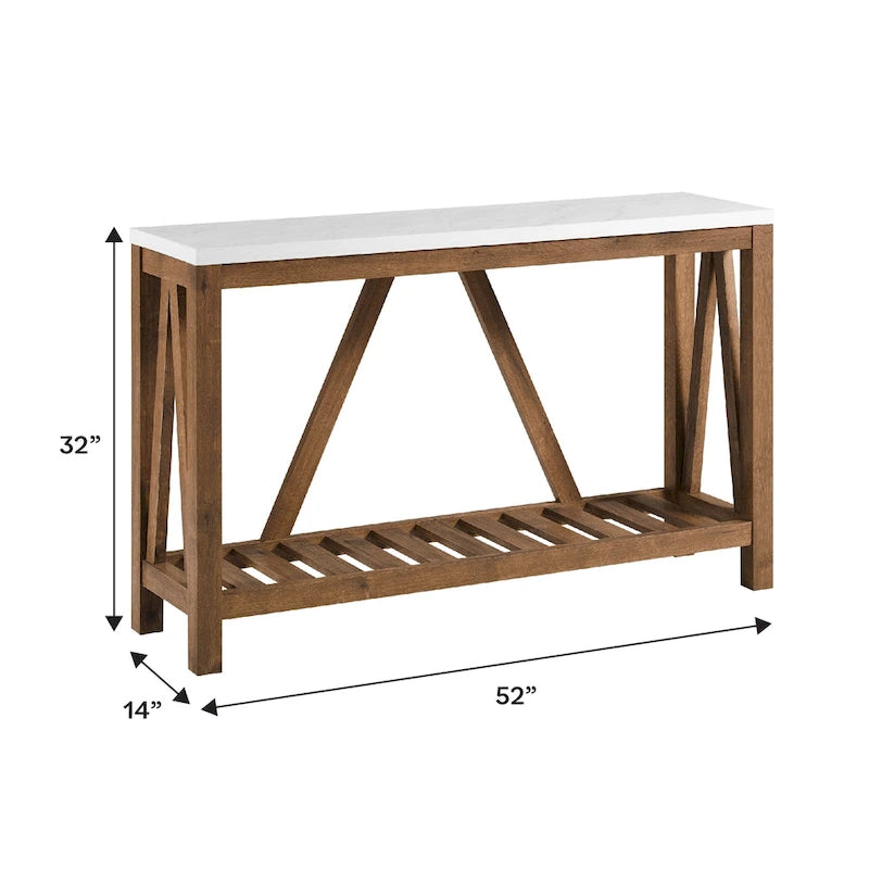 Mesa de entrada tipo A-Frame