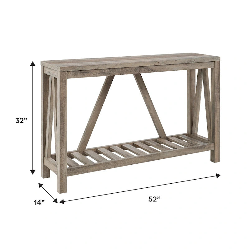 Mesa de entrada tipo A-Frame