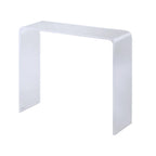 Mesa consola de acrílico transparente