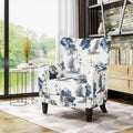 Sillón tapizado de tela contemporáneo