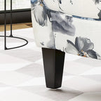 Sillón tapizado de tela contemporáneo