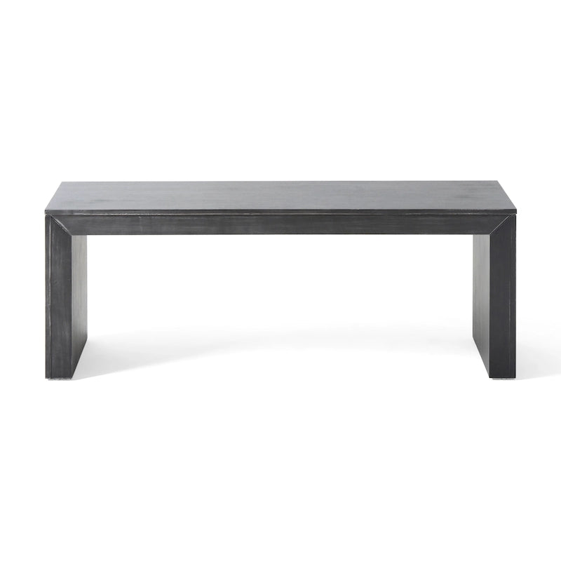 Banco de comedor de madera de acacia estilo rústico