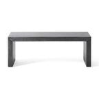Banco de comedor de madera de acacia estilo rústico