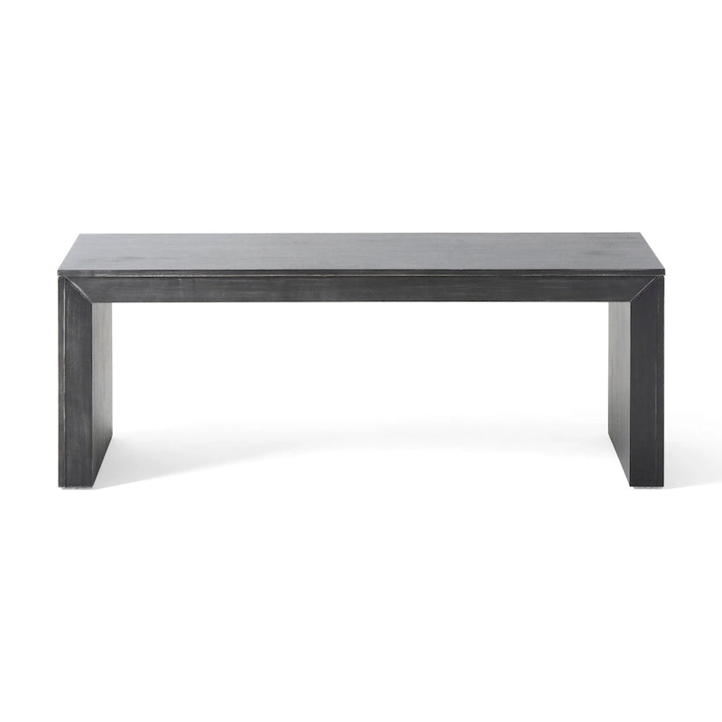 Banco de comedor de madera de acacia estilo rústico