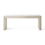 Banco de comedor de madera de acacia estilo rústico