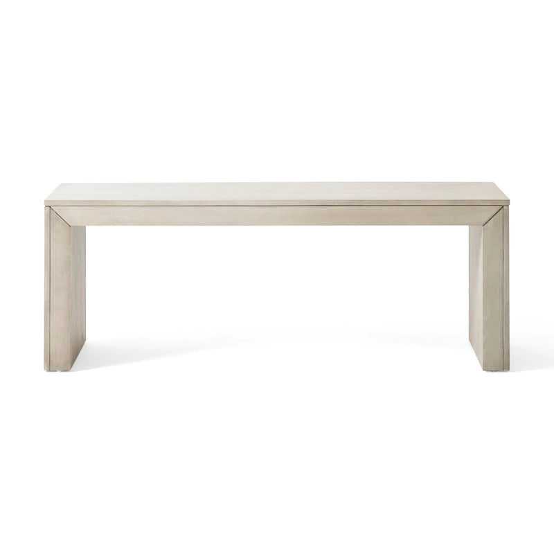 Banco de comedor de madera de acacia estilo rústico