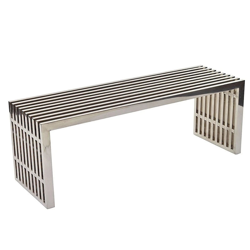 Banco de metal de 55 pulgadas