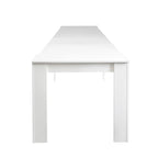 Mesa de comedor de madera multifuncional extensible