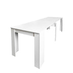 Mesa de comedor de madera multifuncional extensible