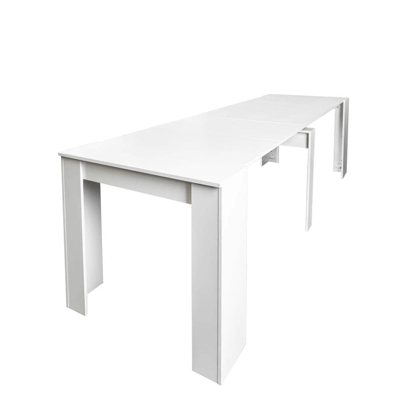 Mesa de comedor de madera multifuncional extensible
