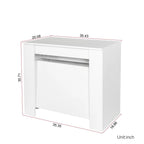 Mesa de comedor de madera multifuncional extensible