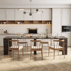 Mesa de comedor de madera multifuncional extensible