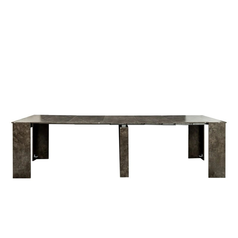 Mesa de comedor de madera multifuncional extensible