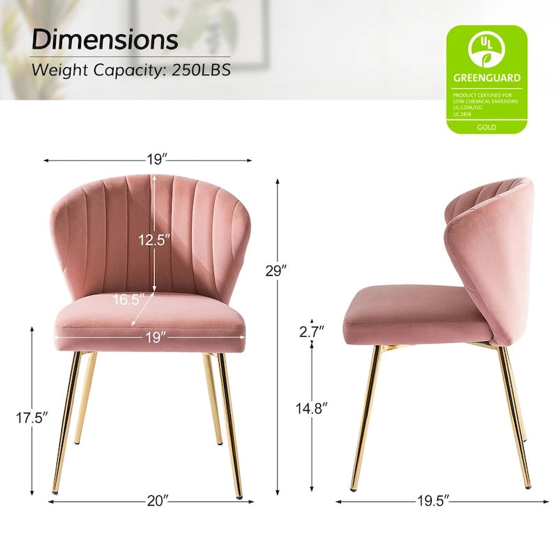 Silla de oficina ergonómica moderna de terciopelo con respaldo alto y giro de 360 grados