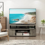 Mueble grande de entretenimiento. Soporta televisores de hasta 55 pulgadas.