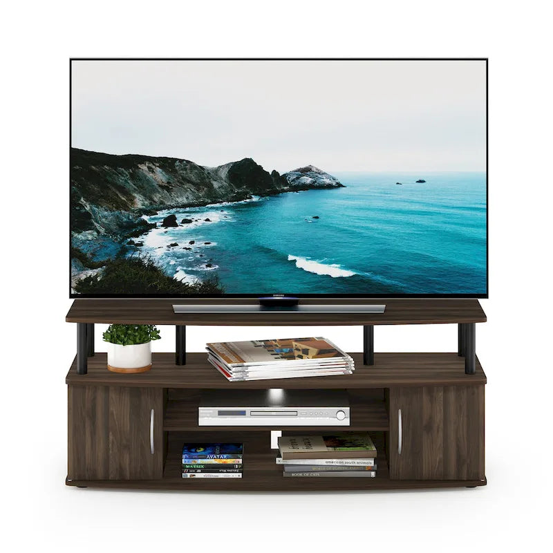 Mueble grande de entretenimiento. Soporta televisores de hasta 55 pulgadas.